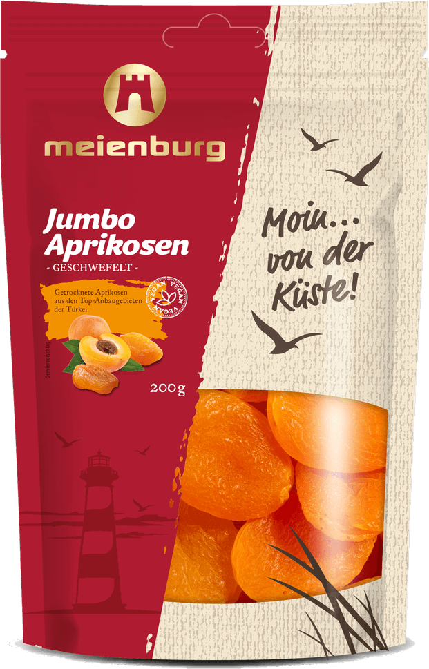 Grosse Aprikosen geschwefelt 200g Produktabbildung