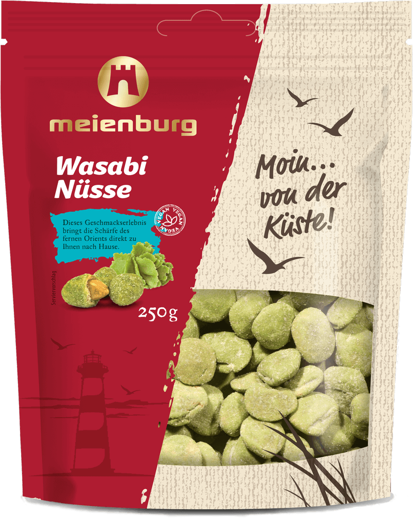 Wasabi Nüsse 250g Produktabbildung