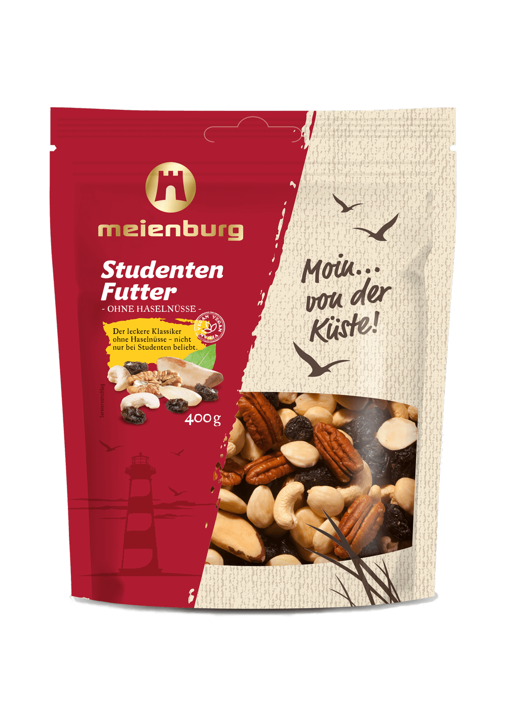 Studentenfutter ohne Haselnuesse 400g Produktabbildung