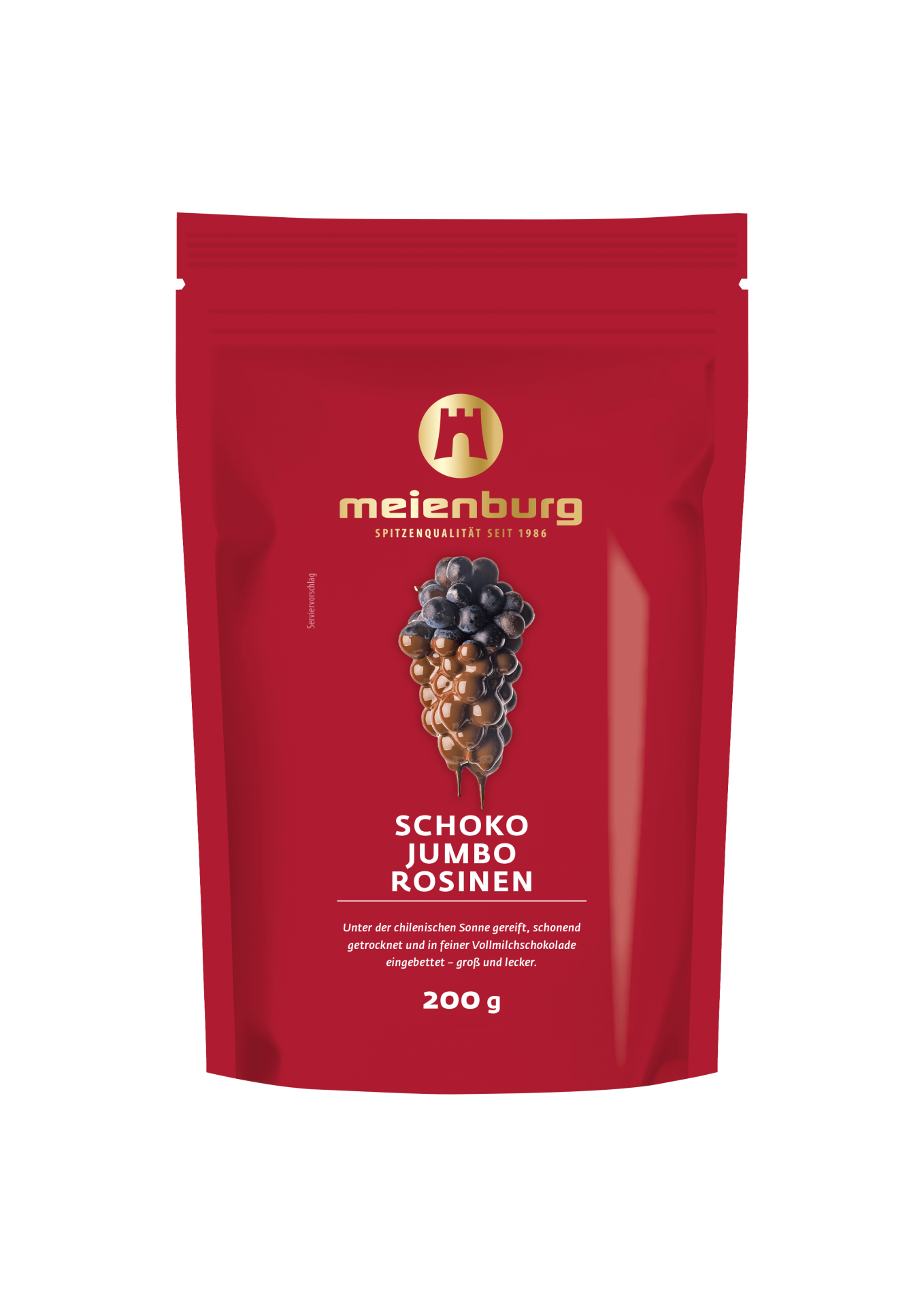 Schoko-Jumbo-Rosinen - Rosinen in Schokolade 200g | Meienburg