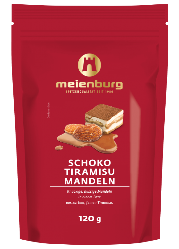 Schoko-Tiramisu Mandeln 120g | Meienburg